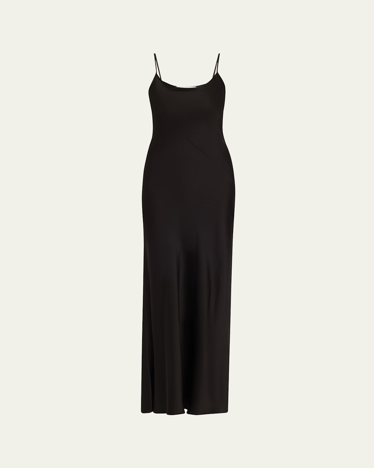 Shop Michael Kors Bias Slip Gown In Black