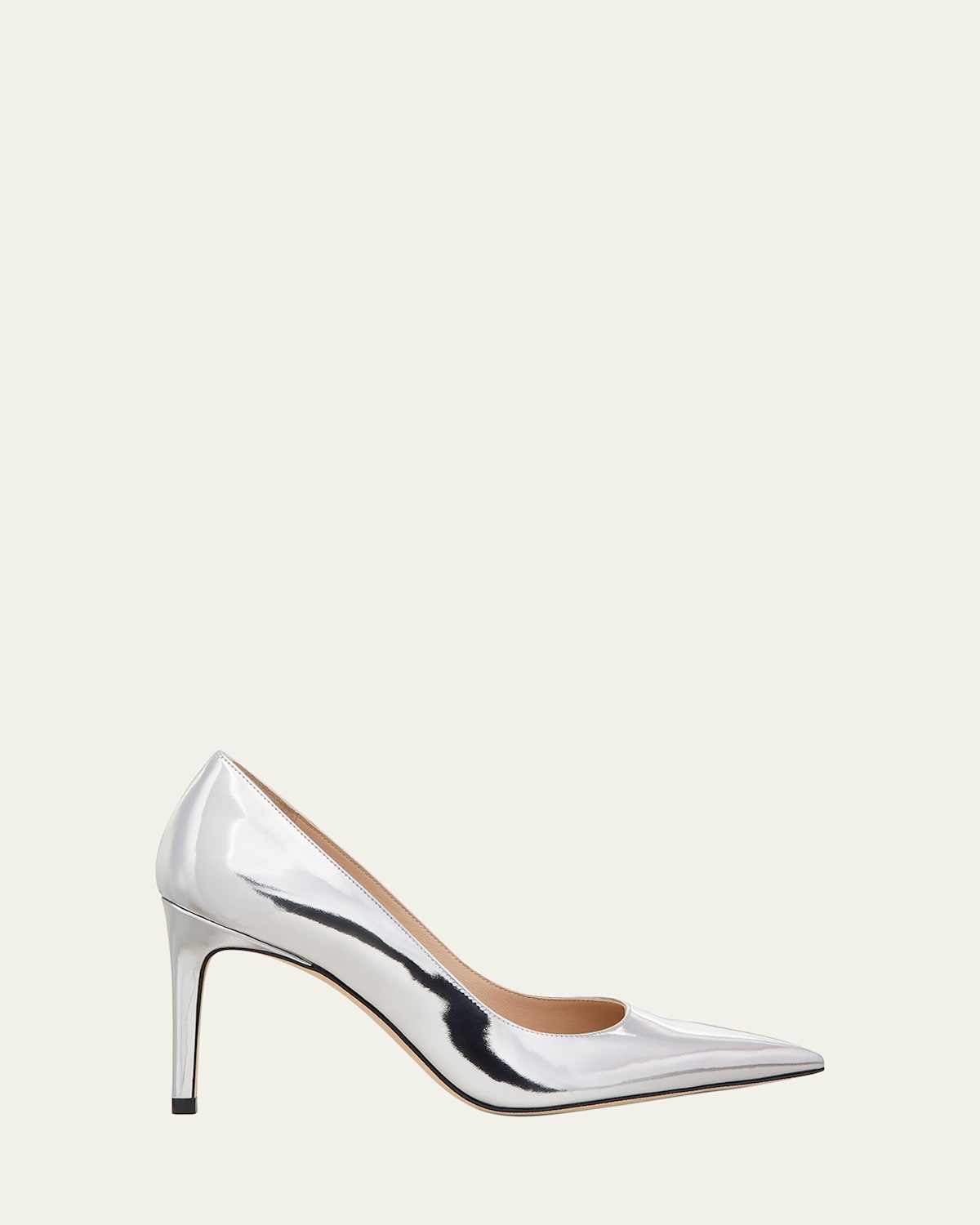 Stuart Weitzman Stuart Power Pumps In Silver