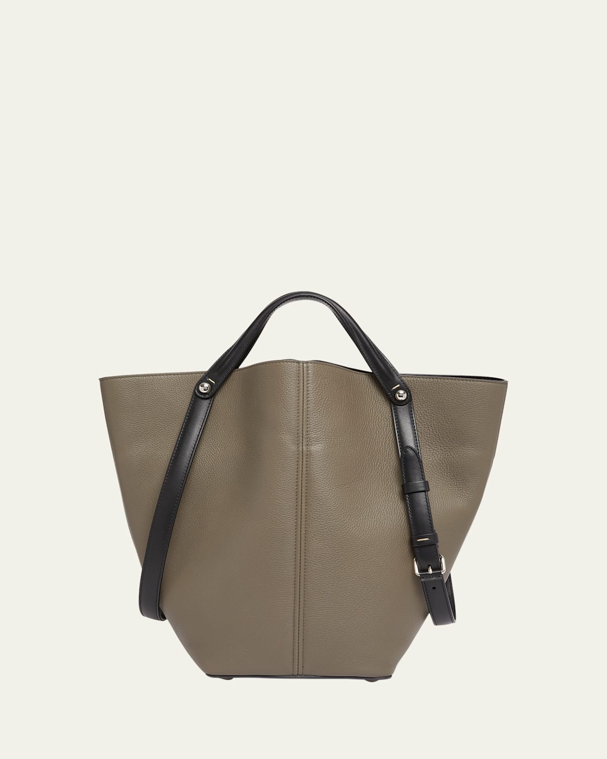Maison Margiela Medium Dress-age Shoulder Bag In Graphiteblack