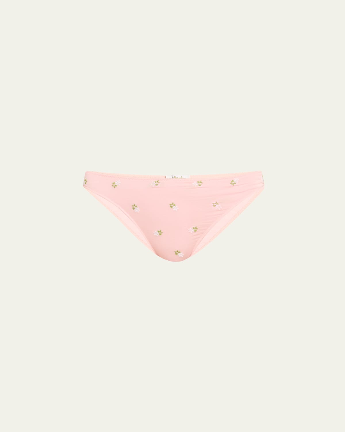 Whitney Floral-Embroidered Bikini Briefs