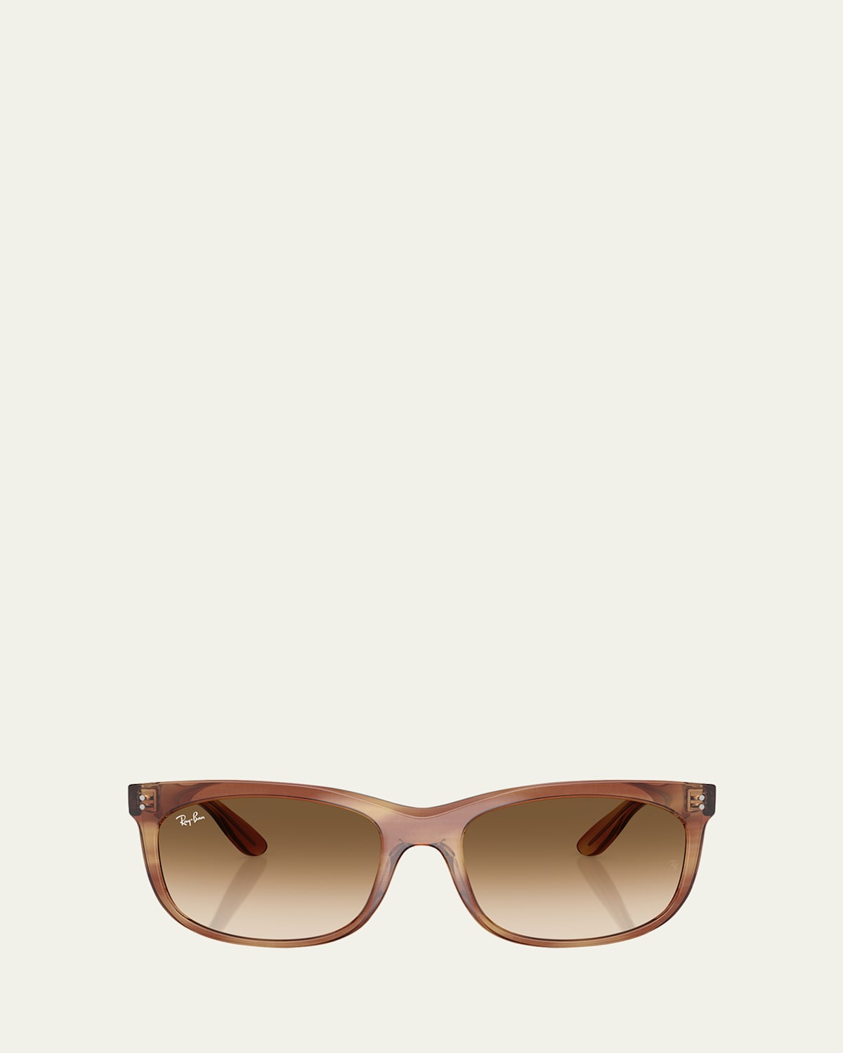 Ray Ban Rb2389f Balorette Pillow Square Sunglasses, 60mm In Striped Brown
