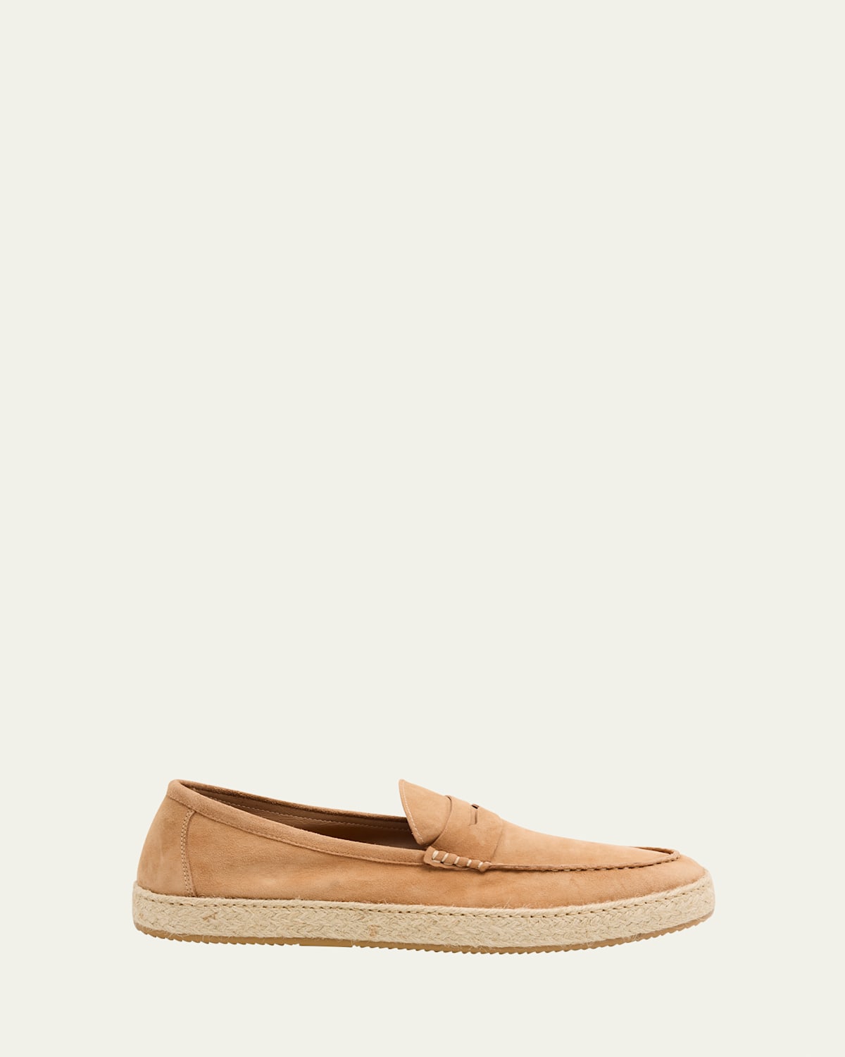 Men's Dylan Weatherproof Suede and Raffia Slip-On Sneakers
