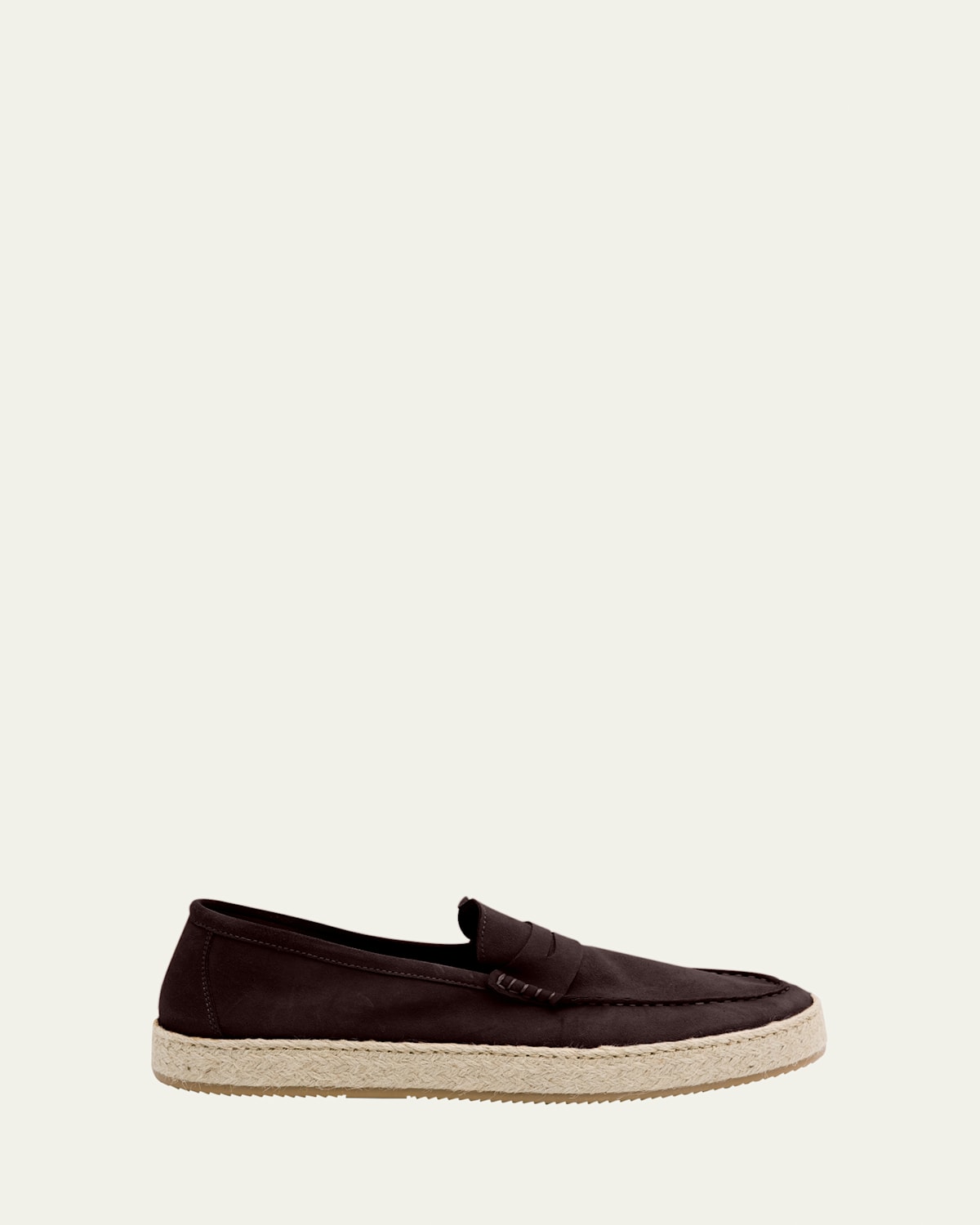 Men's Dylan Weatherproof Suede and Raffia Slip-On Sneakers