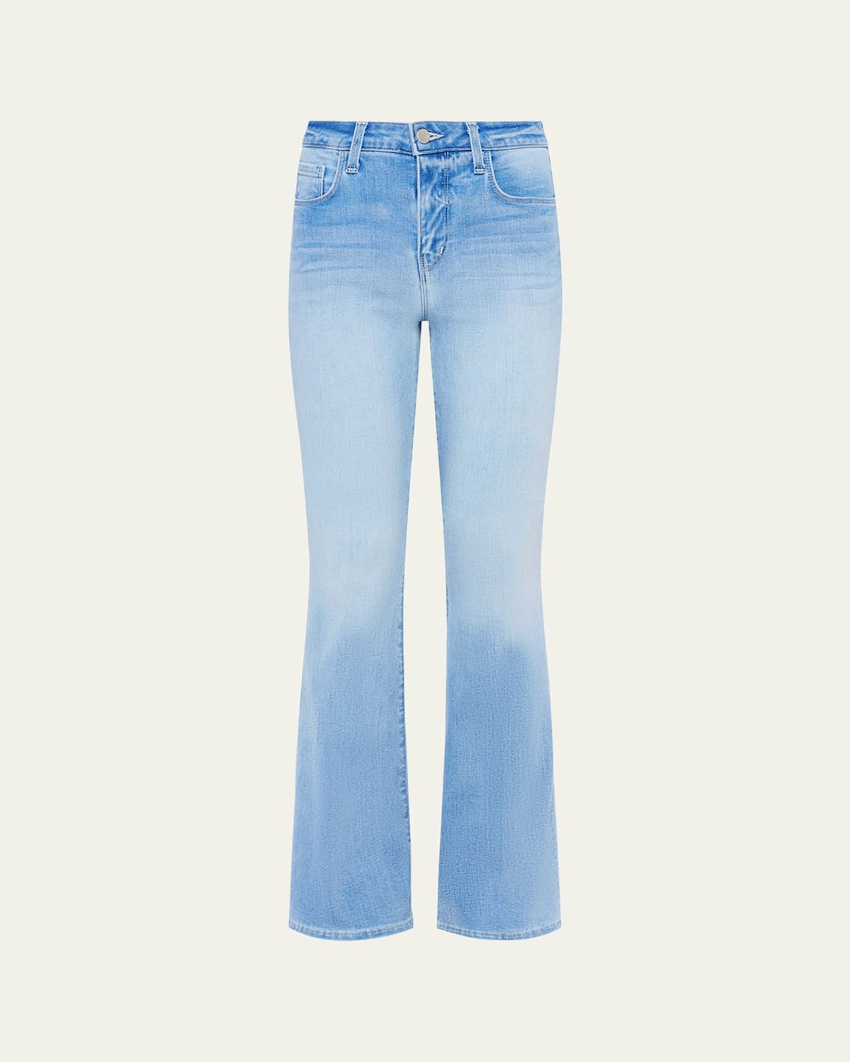 Shop L Agence Marty High-rise Flare Jeans In Dorian