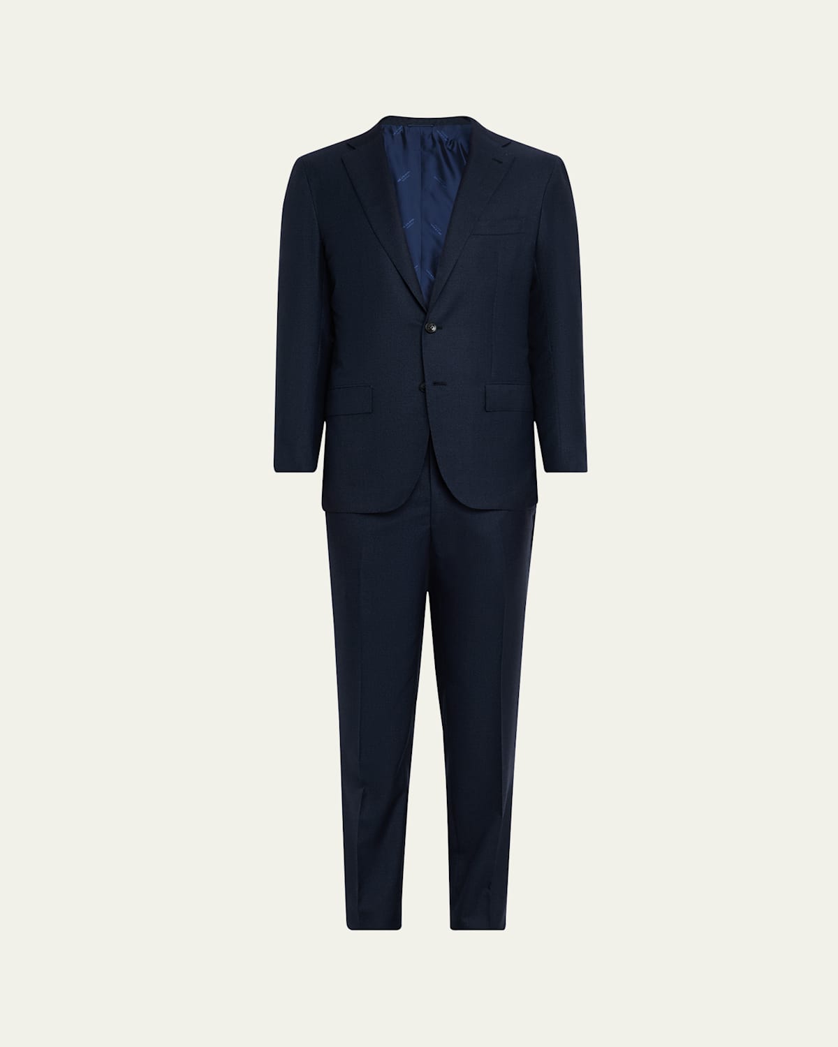 Men's Cashmere-Silk Textured Suit