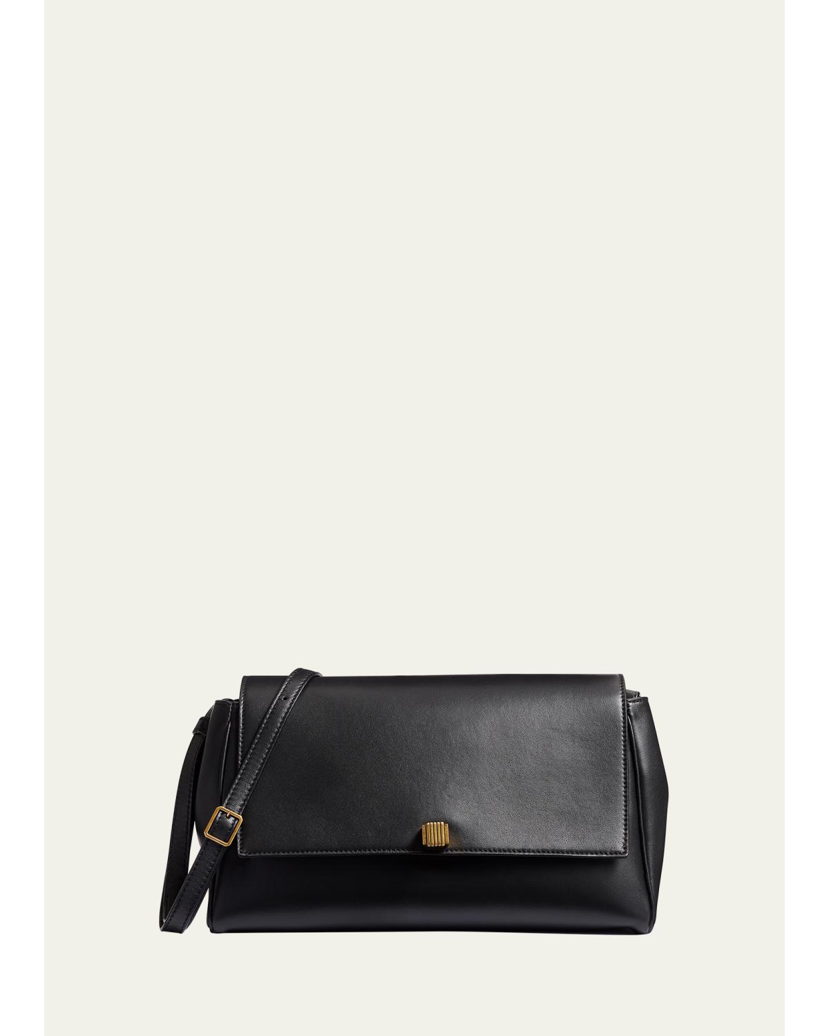 Audrey Flap Lambskin Crossbody Bag