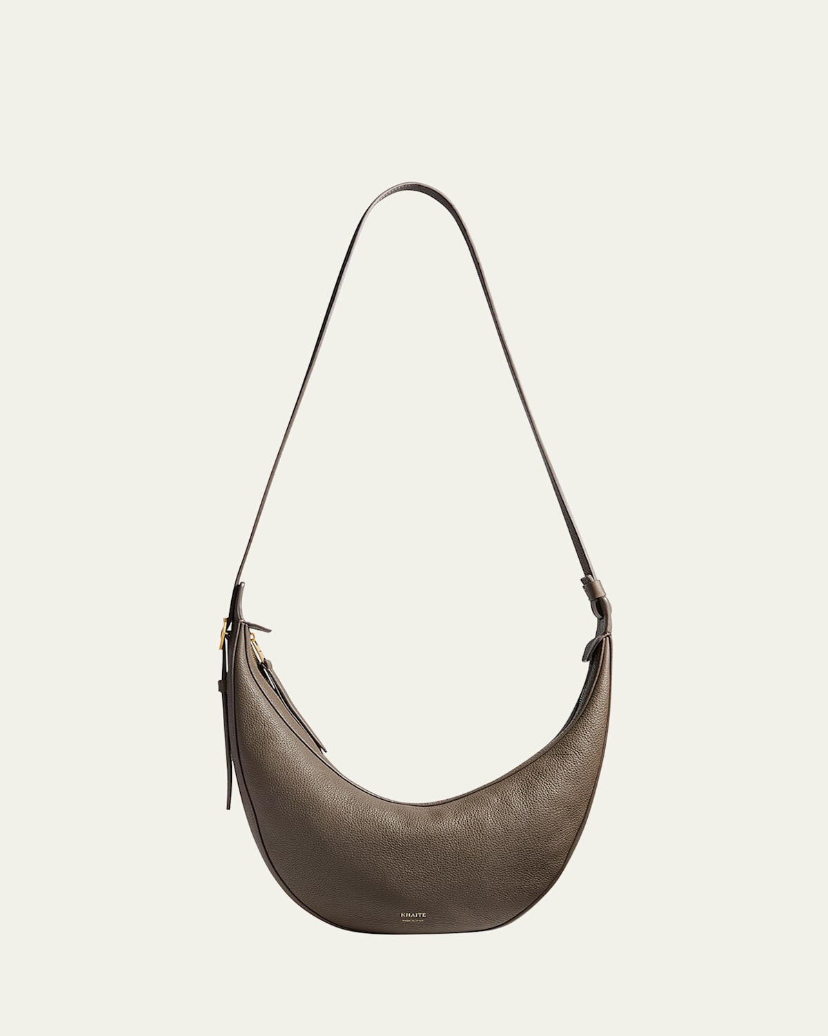 Khaite Augustina Small Zip Calfskin Crossbody Bag