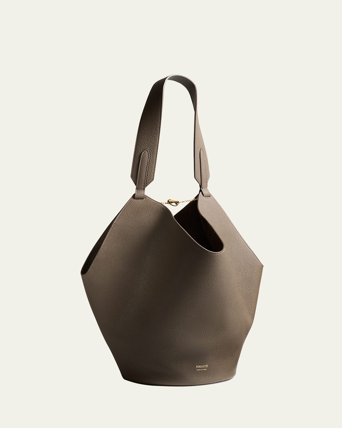 Khaite Lotus Small Calfskin Tote Bag