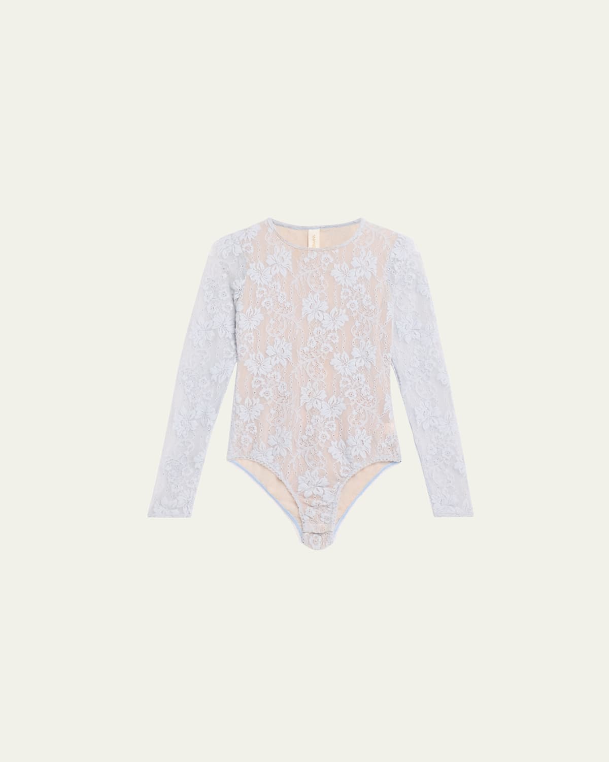 Long-Sleeve Lace Bodysuit
