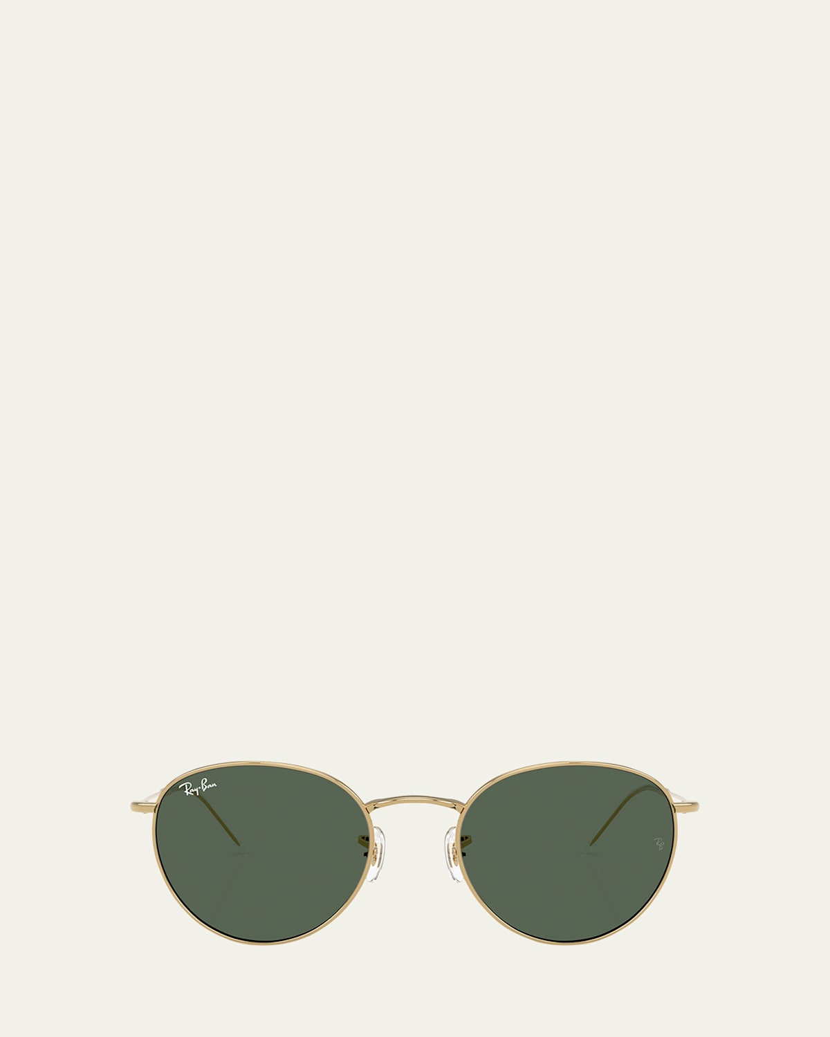 Ray Ban Reverse Metal Round Sunglasses, 53mm