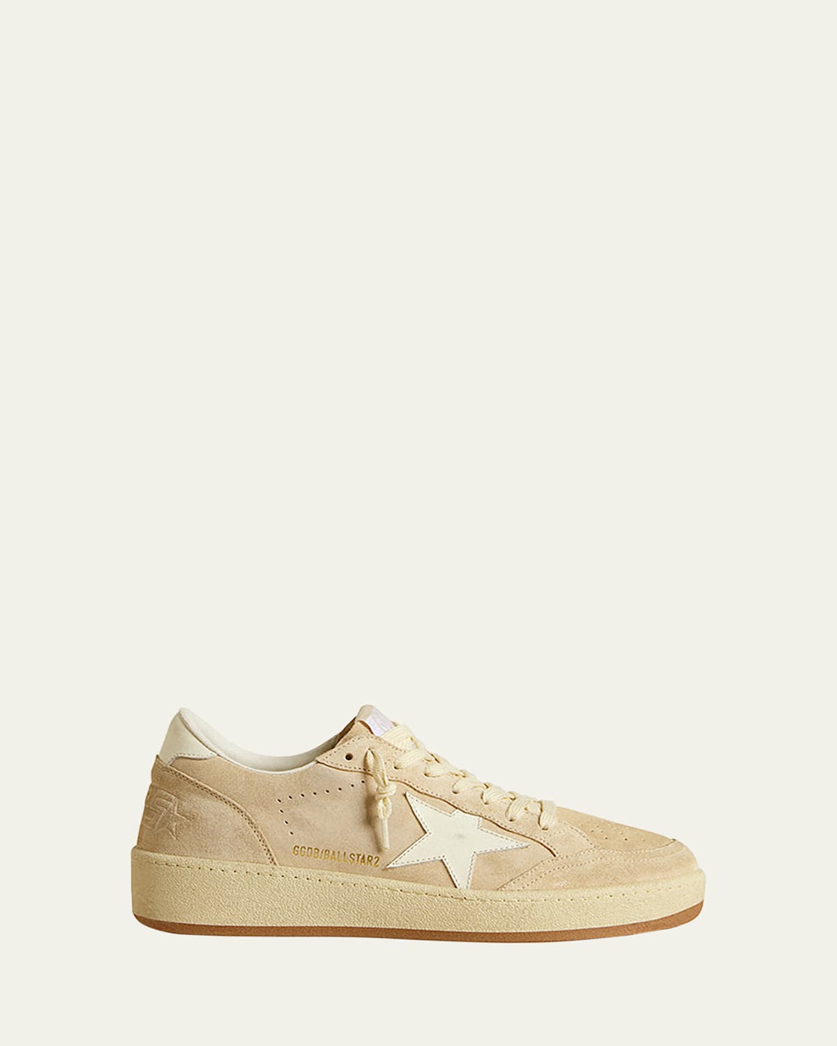 Golden Goose Ball Star Leather Low-Top Sneakers