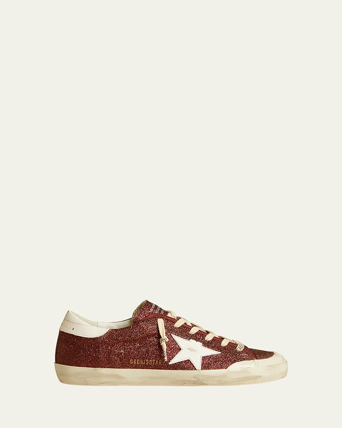 Golden Goose Super Star Glitter Leather Low-top Sneakers In Multi