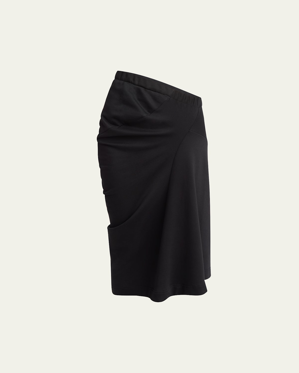 Dries Van Noten Harens Asymmetric Midi Skirt In Black