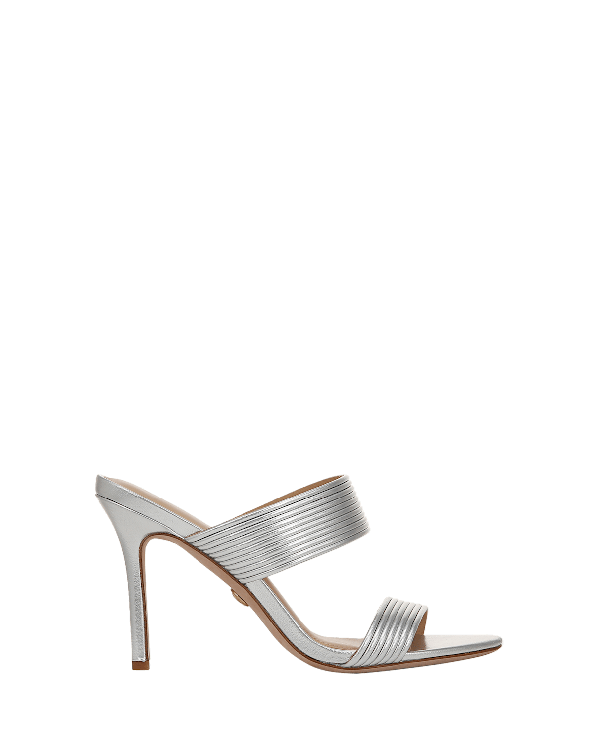 Veronica Beard Asha Metallic Dual-Band Slide Sandals | Thumbnail 2