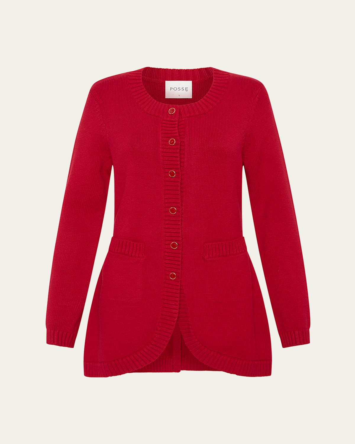 Posse Sabrina Cardigan Ruby In Ruby
