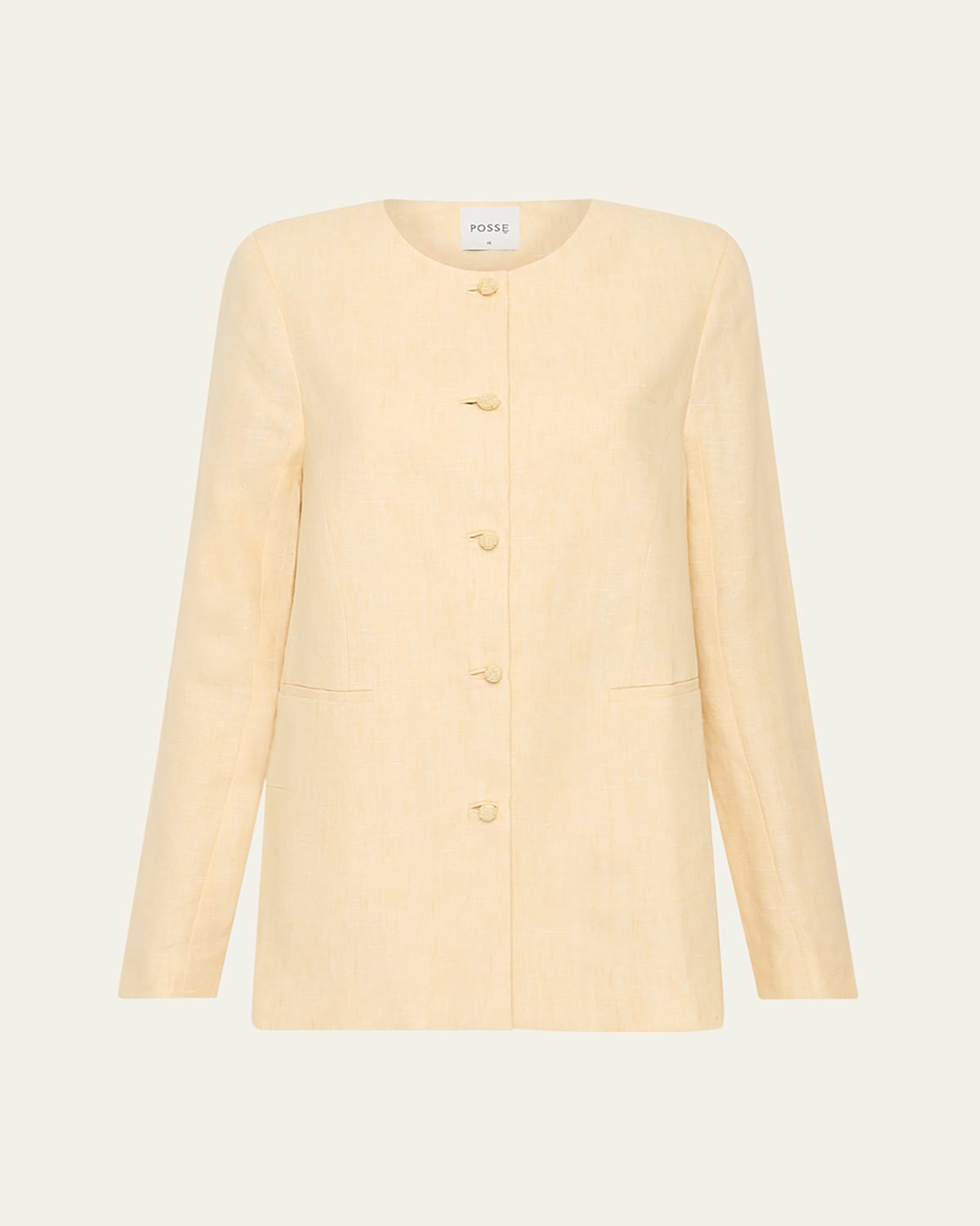 POSSE RIO LINEN SHIFT JACKET 