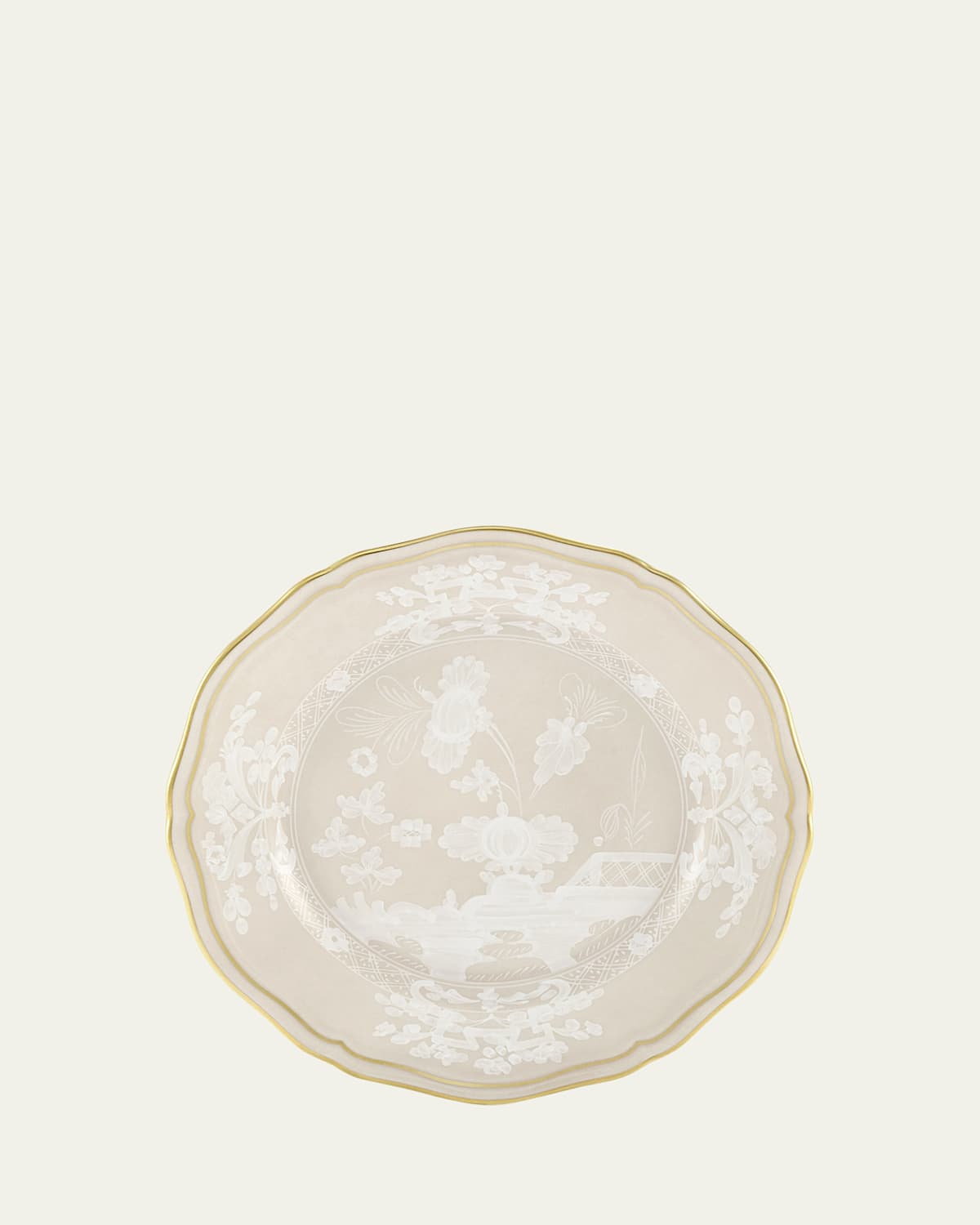 Ginori 1735 Oriente Italiano Meringa Bread And Butter Plate In Oi Meringa