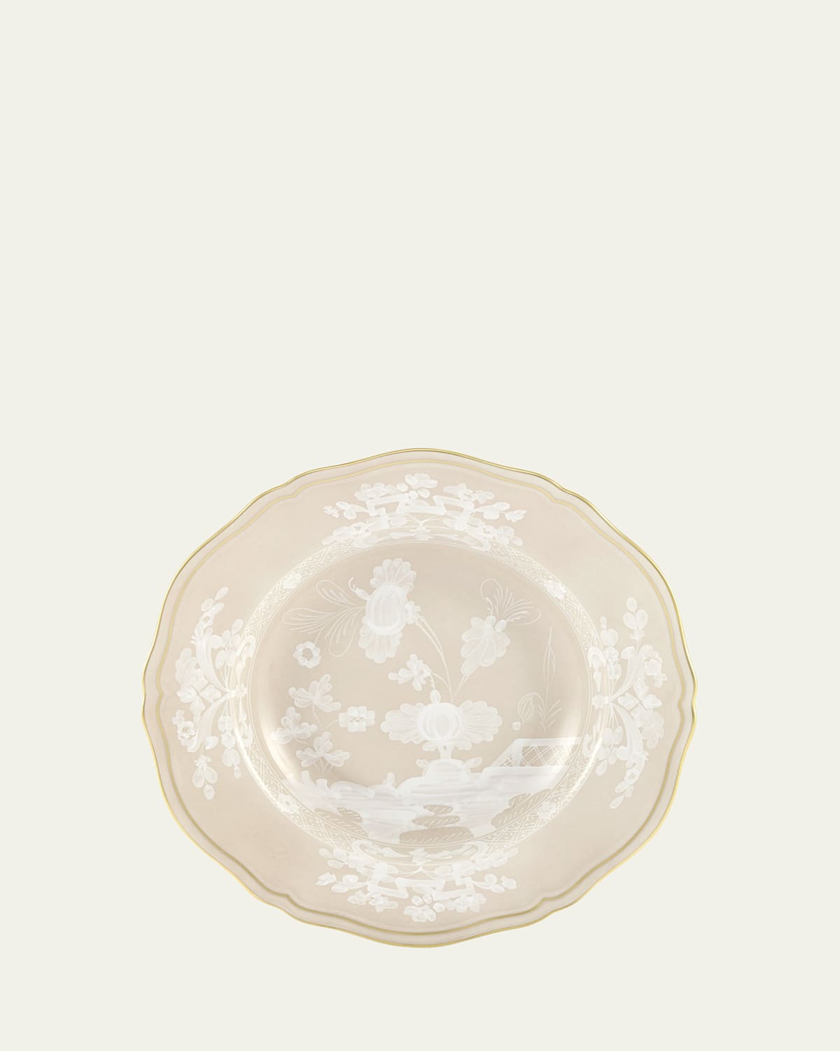 Ginori 1735 Oriente Italiano Soup Plate, Meringa In Oi Meringa