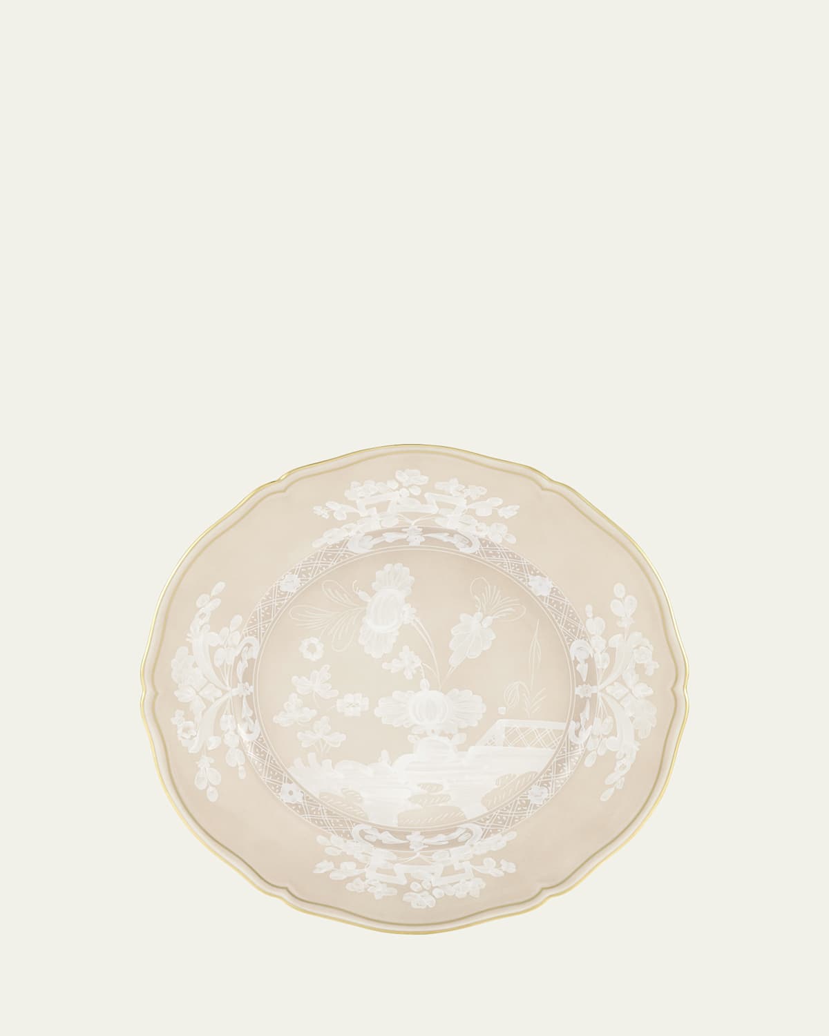 Ginori 1735 Oriente Italiano Meringa Charger Plate In Oi Meringa