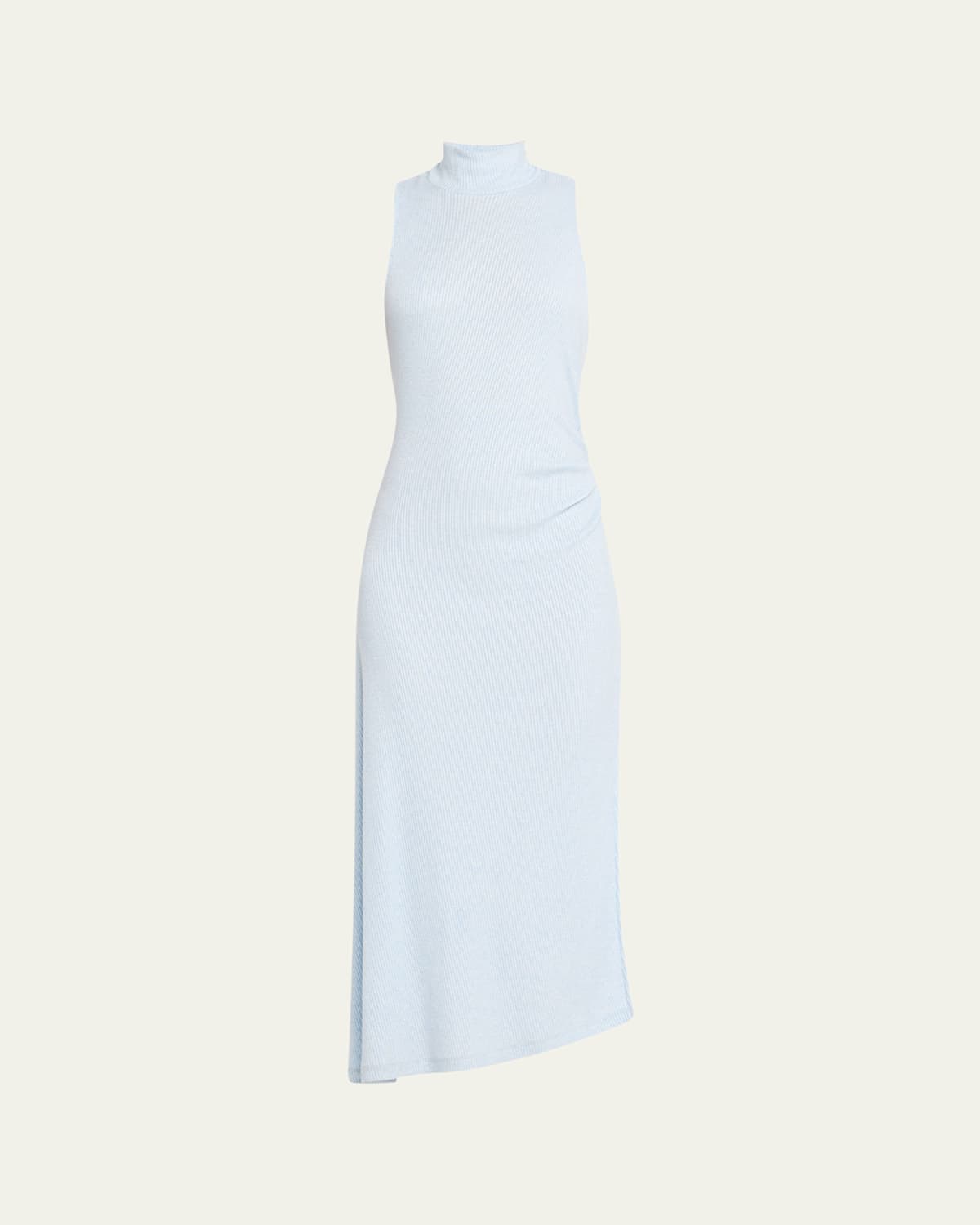 Shop Ramy Brook Ximena Turtleneck Midi Dress In Dream Blue