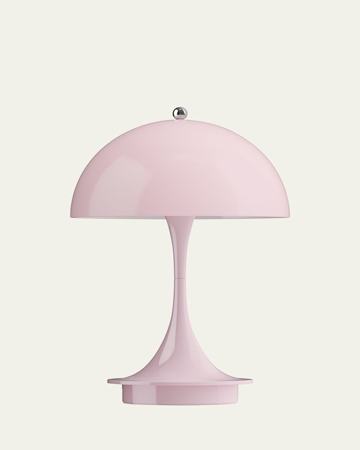 Louis Poulsen Panthella Portable Acrylic Table Lamp In Opal Rose