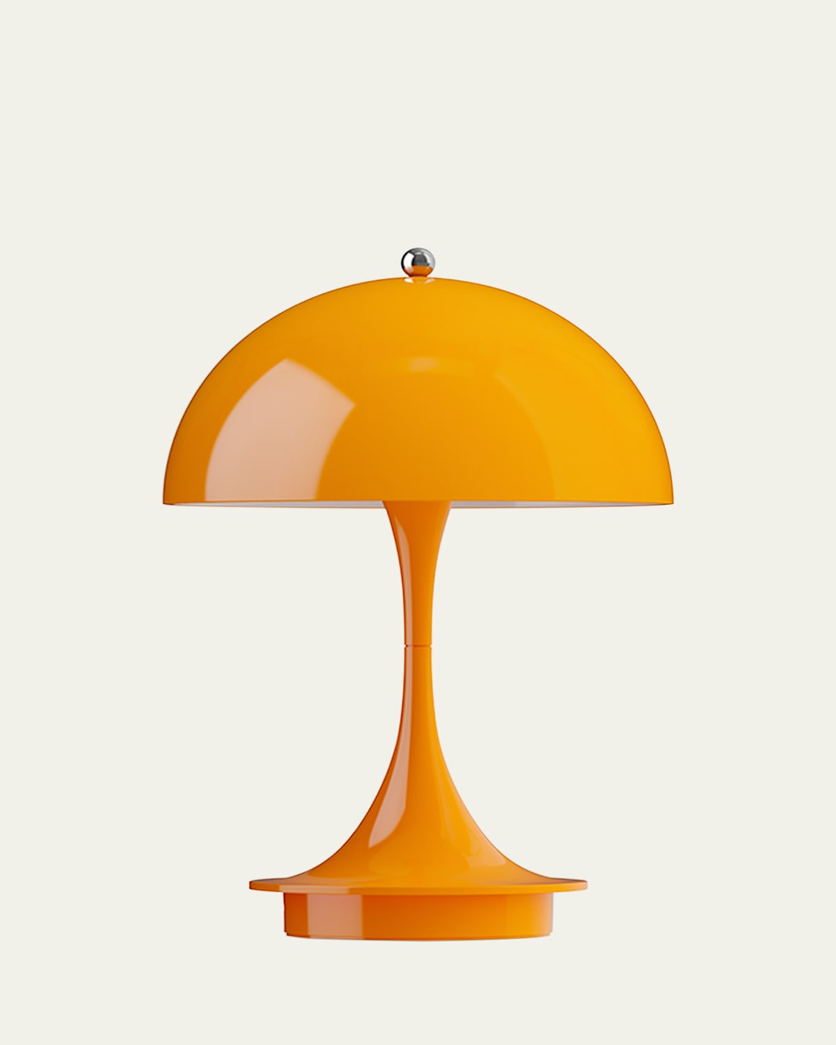 Louis Poulsen Panthella Portable Acrylic Table Lamp In Orange