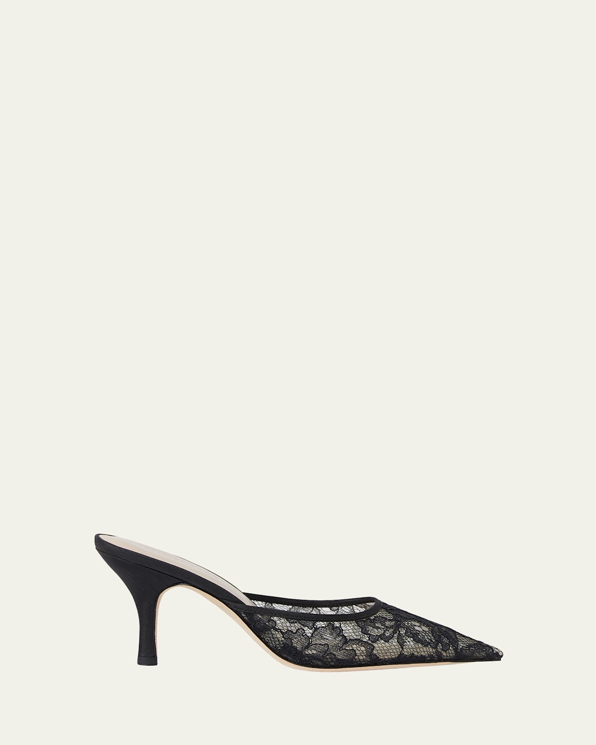 Layla Lace Mule Pumps