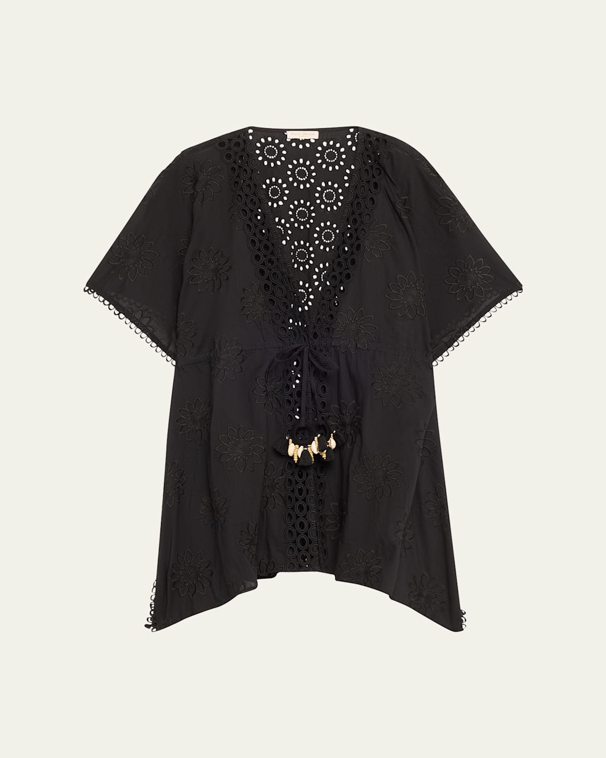 Rogelia Eyelet-Embroidered Coverup