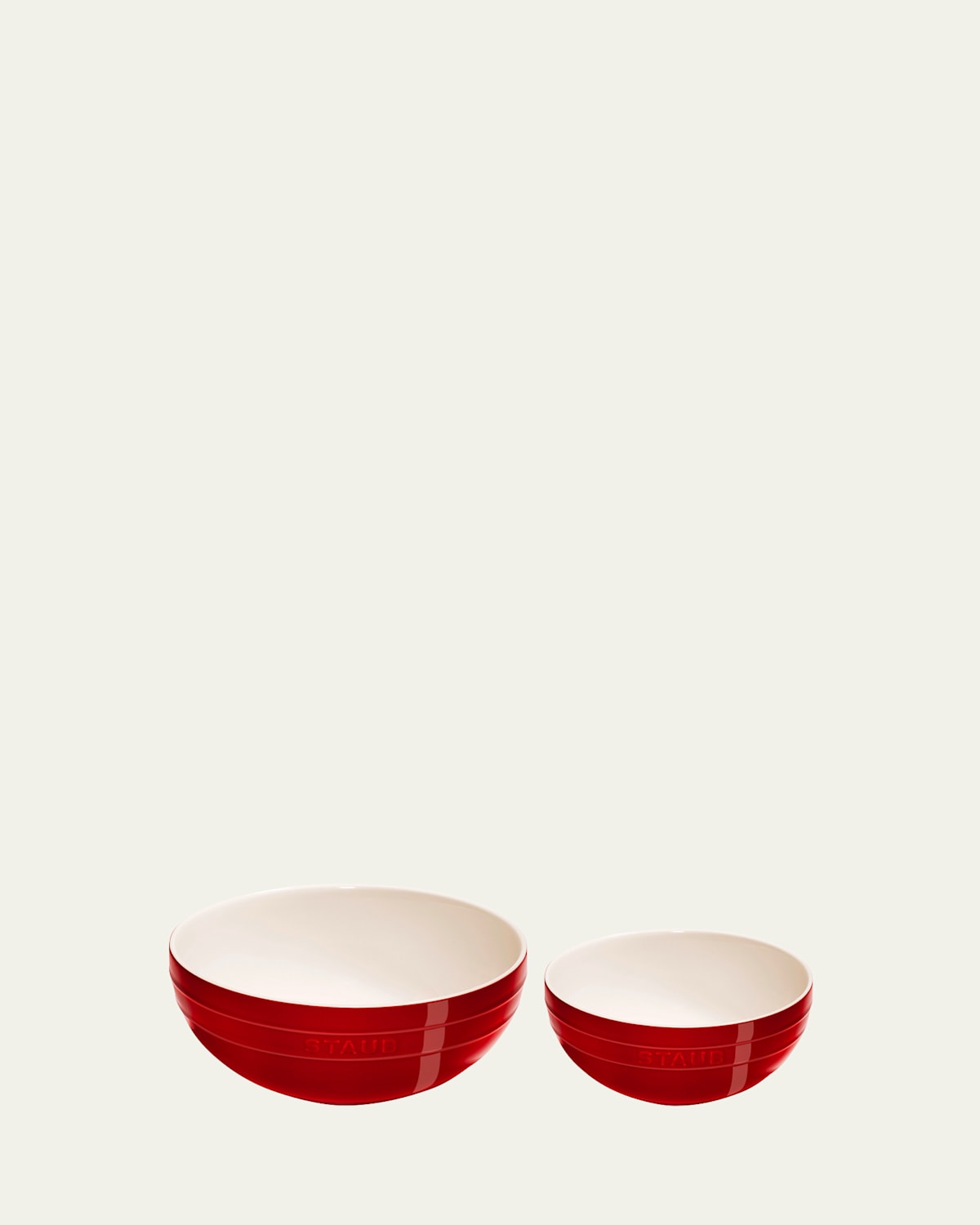 STAUB CERAMIC 2-PIECE NESTED MIXING BOWL SET 