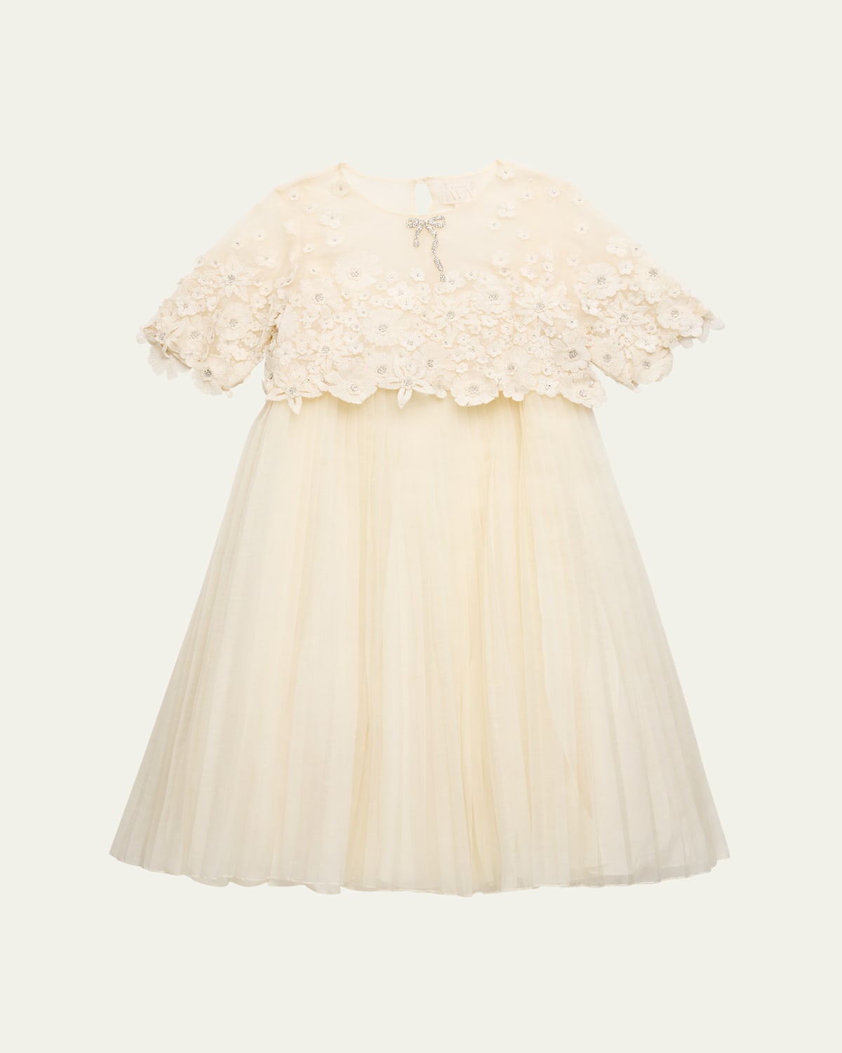 MAISON AVA ANNE EMBELLISHED FLORAL DRESS 