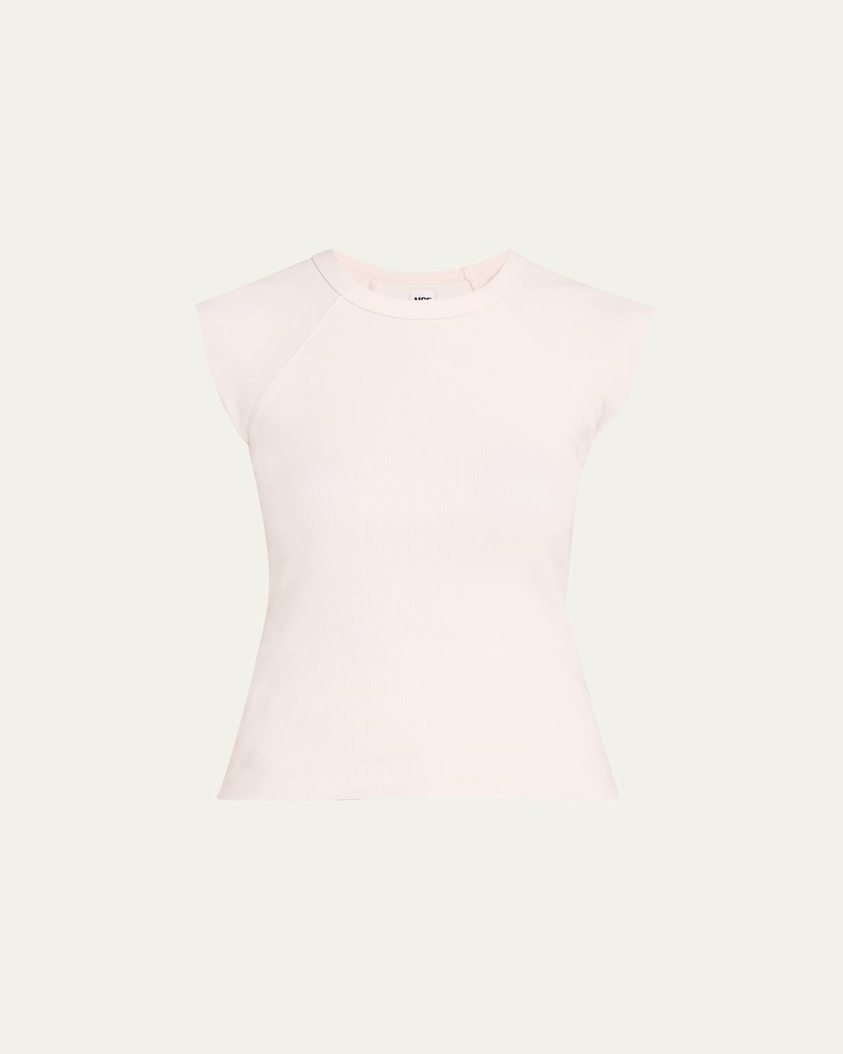 Chloe Ribbed Raglan T-Shirt