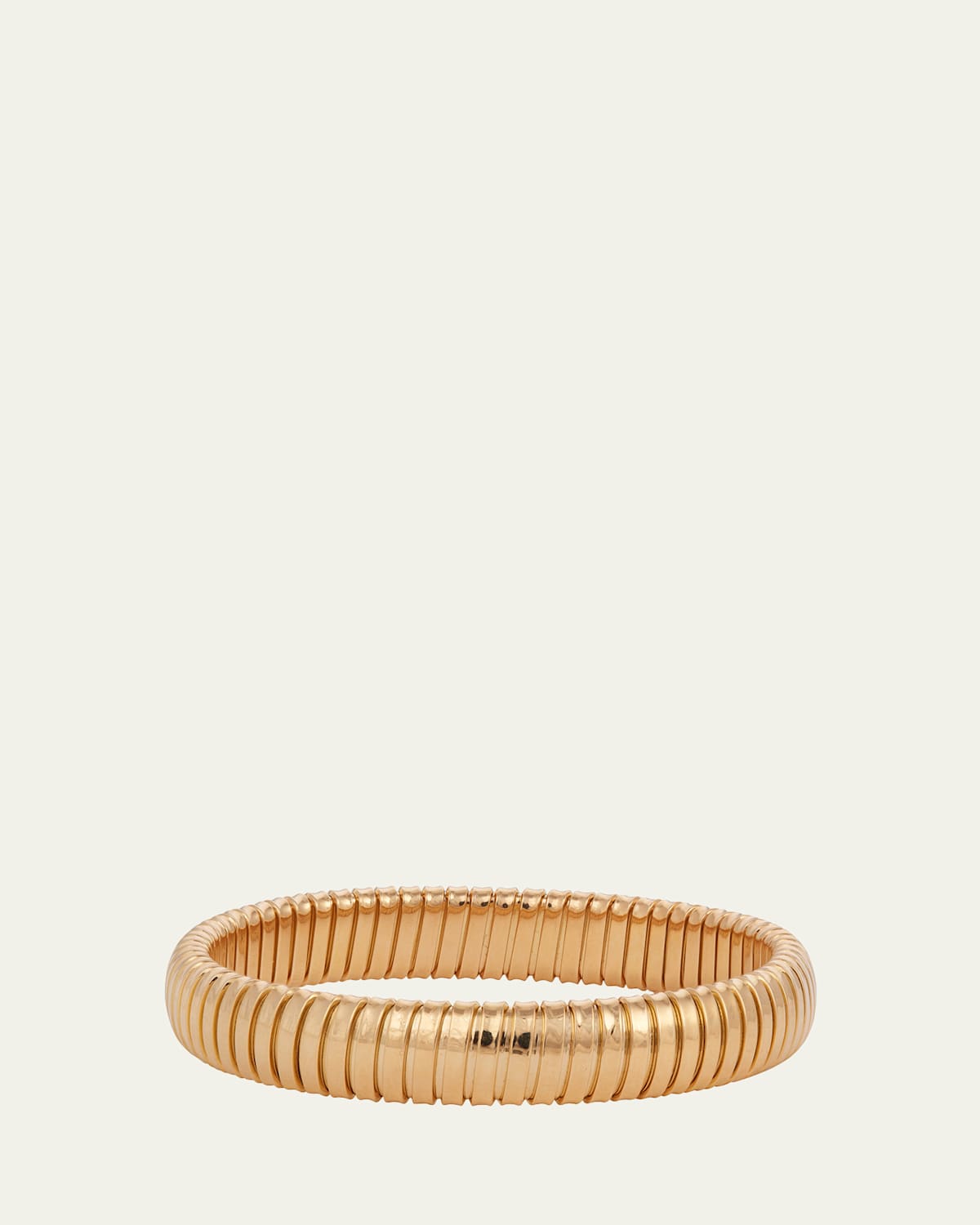 18K Yellow Gold Rolling Single Band Bracelet