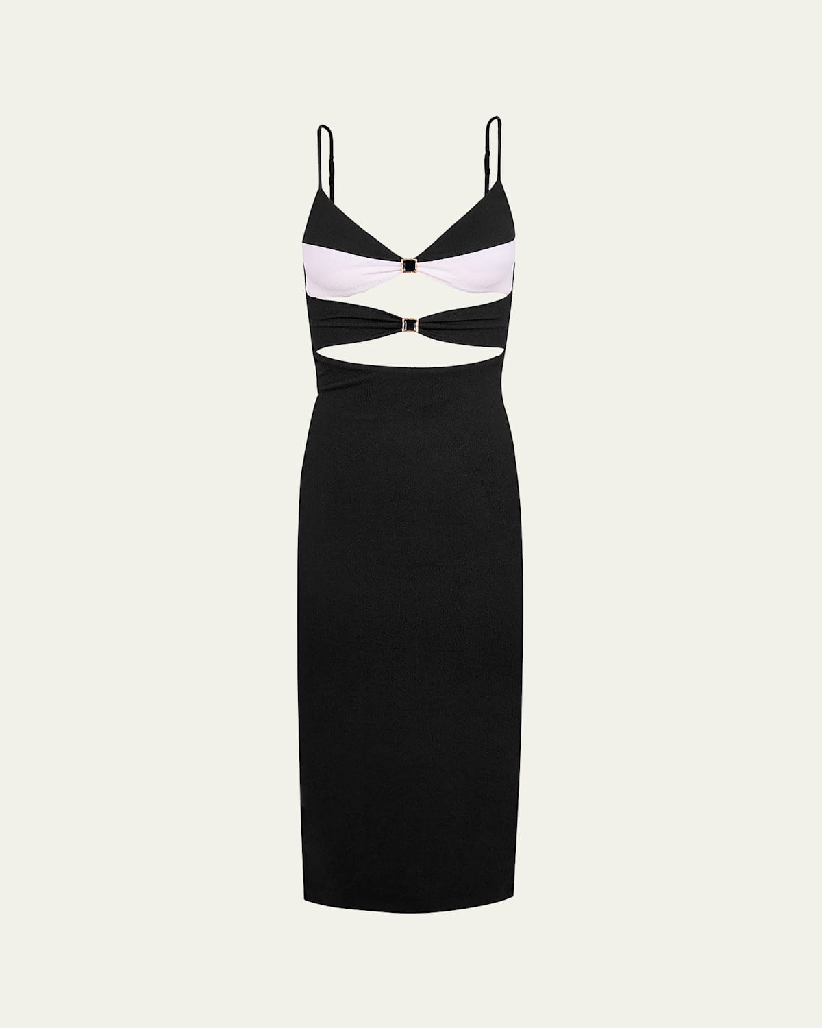 Solid Selena Detail Maxi Dress