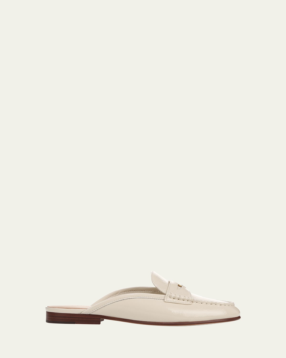 Leather Penny Loafer Mules