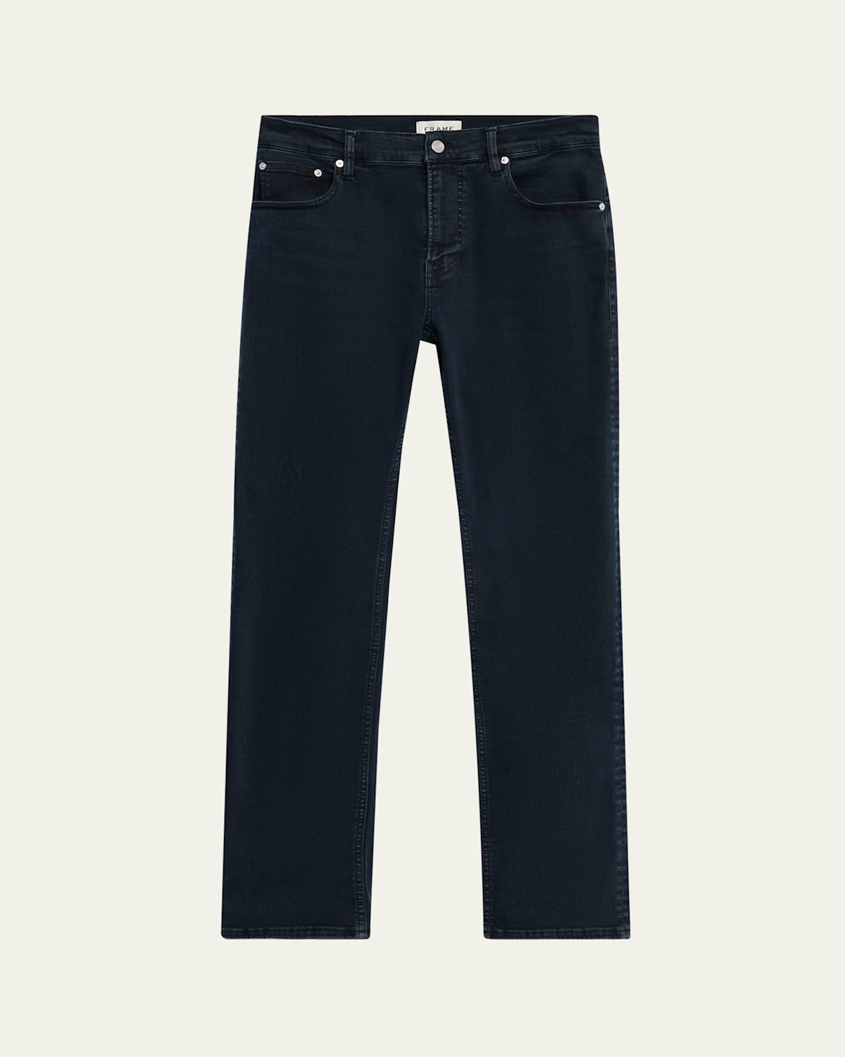 Frame Men's Jetset Modern Straight-fit Jeans In Black