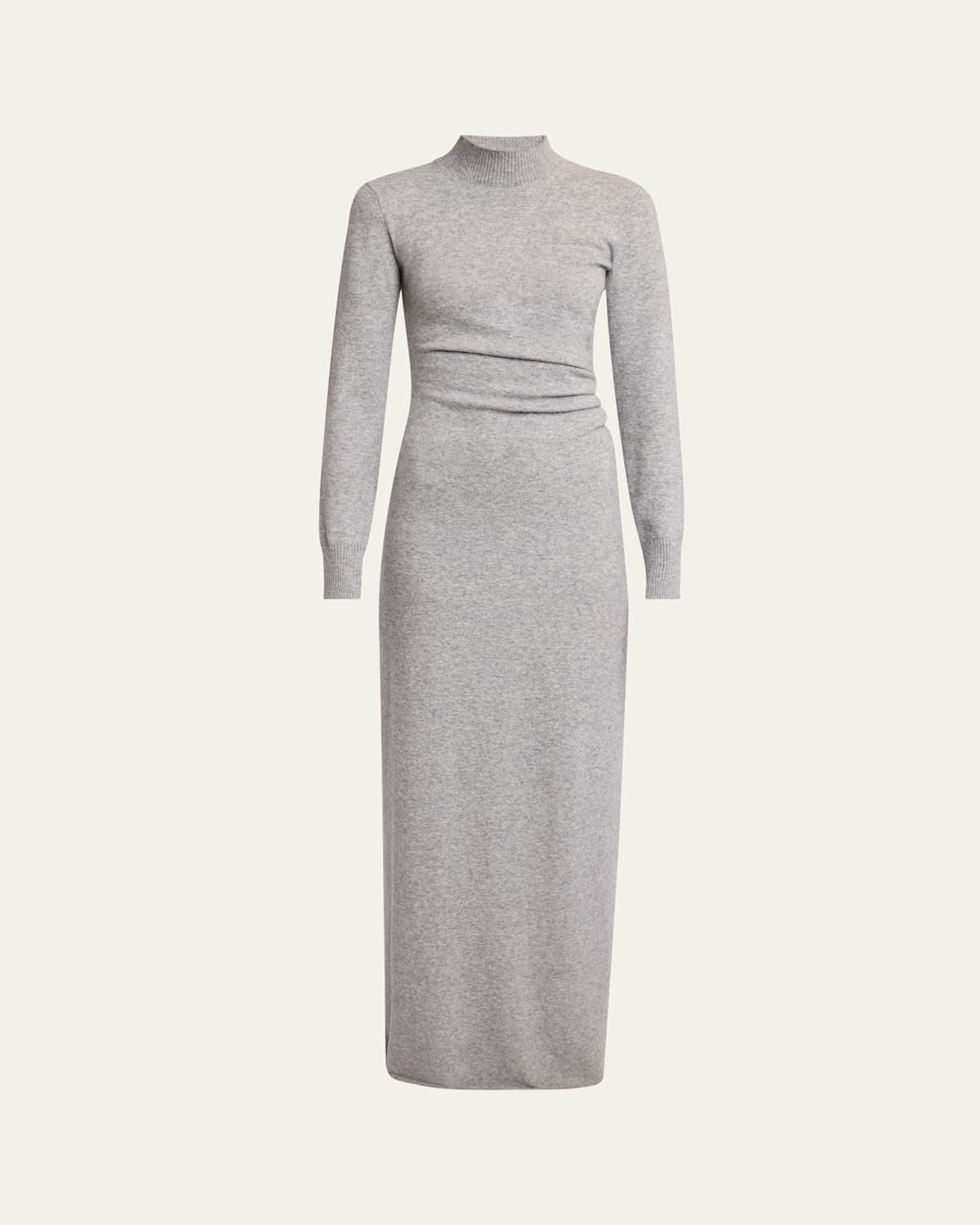 PROENZA SCHOULER ANNETTE LONG-SLEEVE CASHMERE SILK MAXI DRESS 