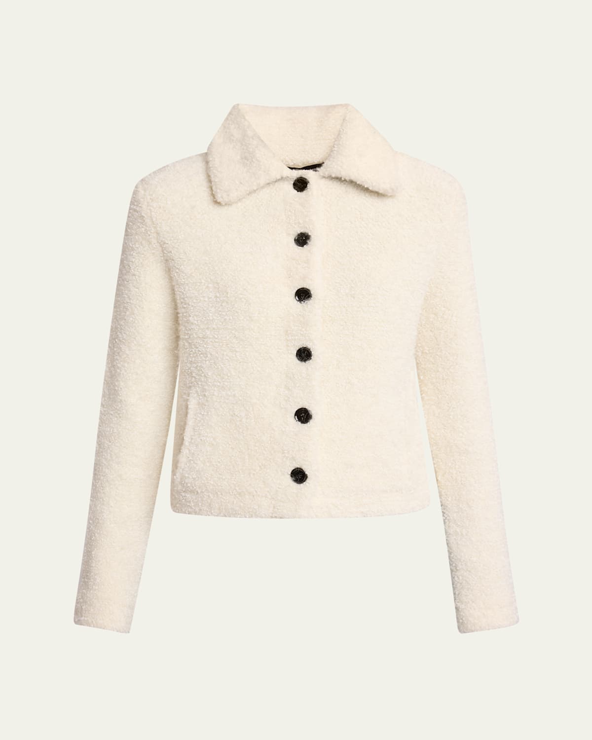 PROENZA SCHOULER SYLVIE LOOP BOUCLE KNIT JACKET 