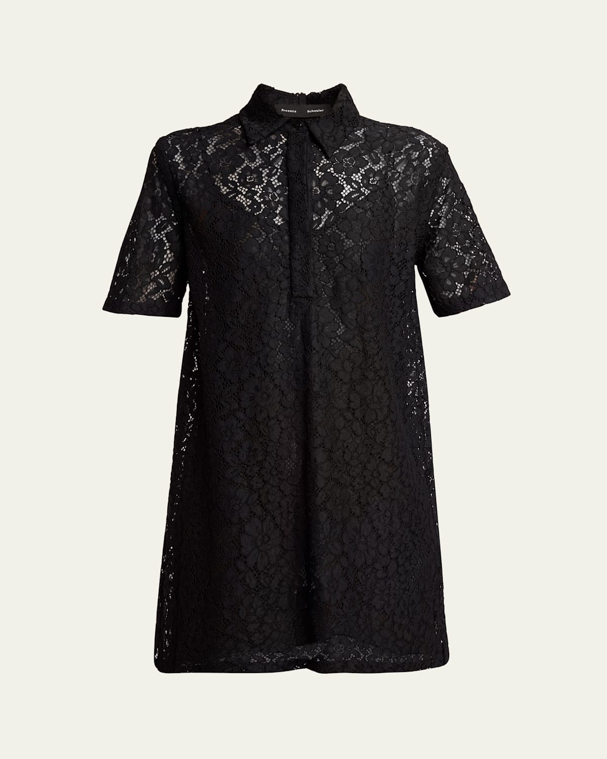 PROENZA SCHOULER RAINER STRETCH LACE MINI DRESS 