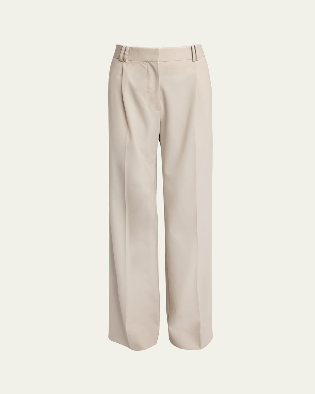 PROENZA SCHOULER SAVANNAH WOOL GABARDINE SUITING PANTS 