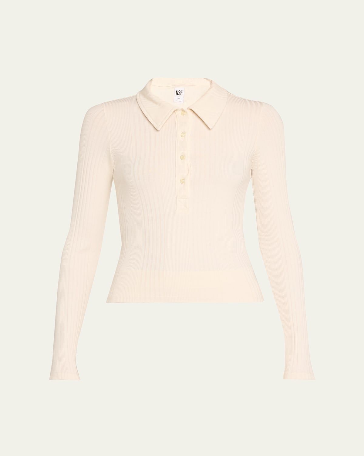 Ali Fitted Ribbed Polo