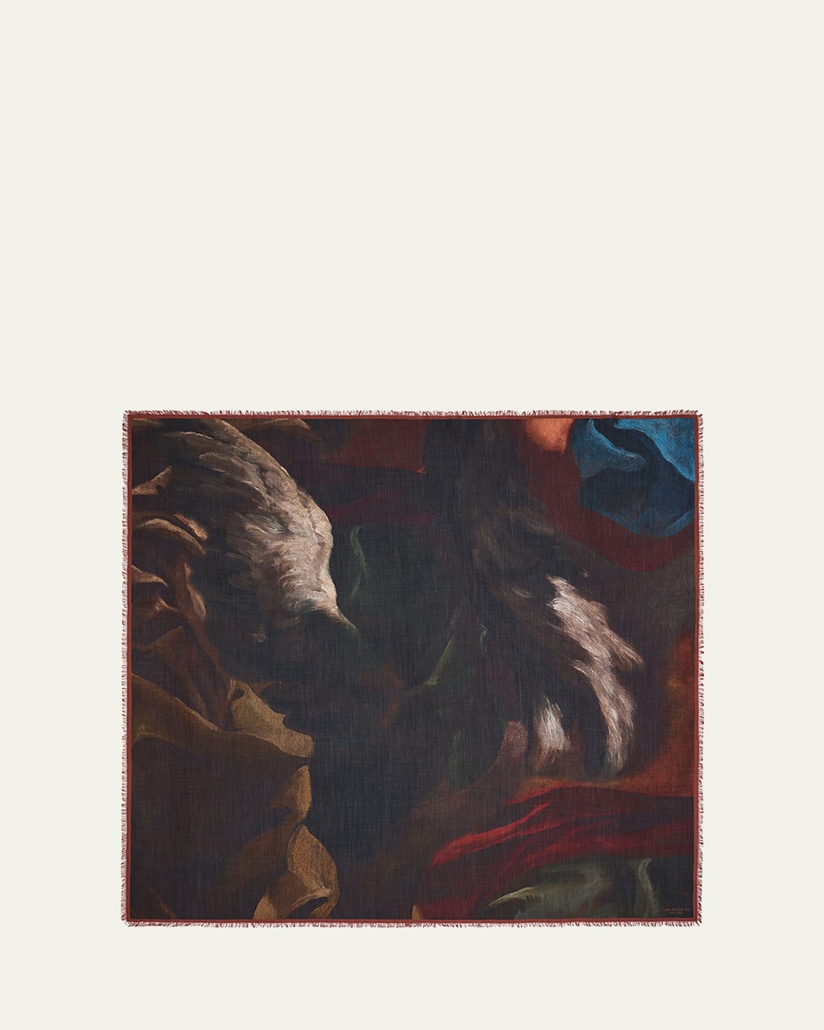 Lafayette 148 L148 X Save Venice Print Cashmere-silk Scarf