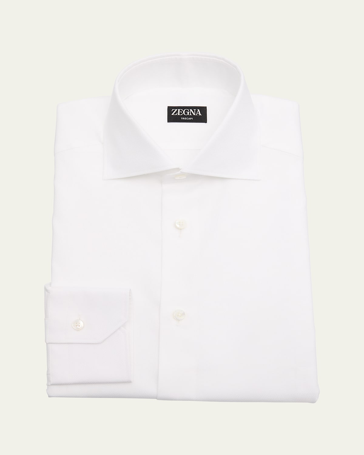 Zegna Men's Trecapi Cotton Oxford Sport Shirt