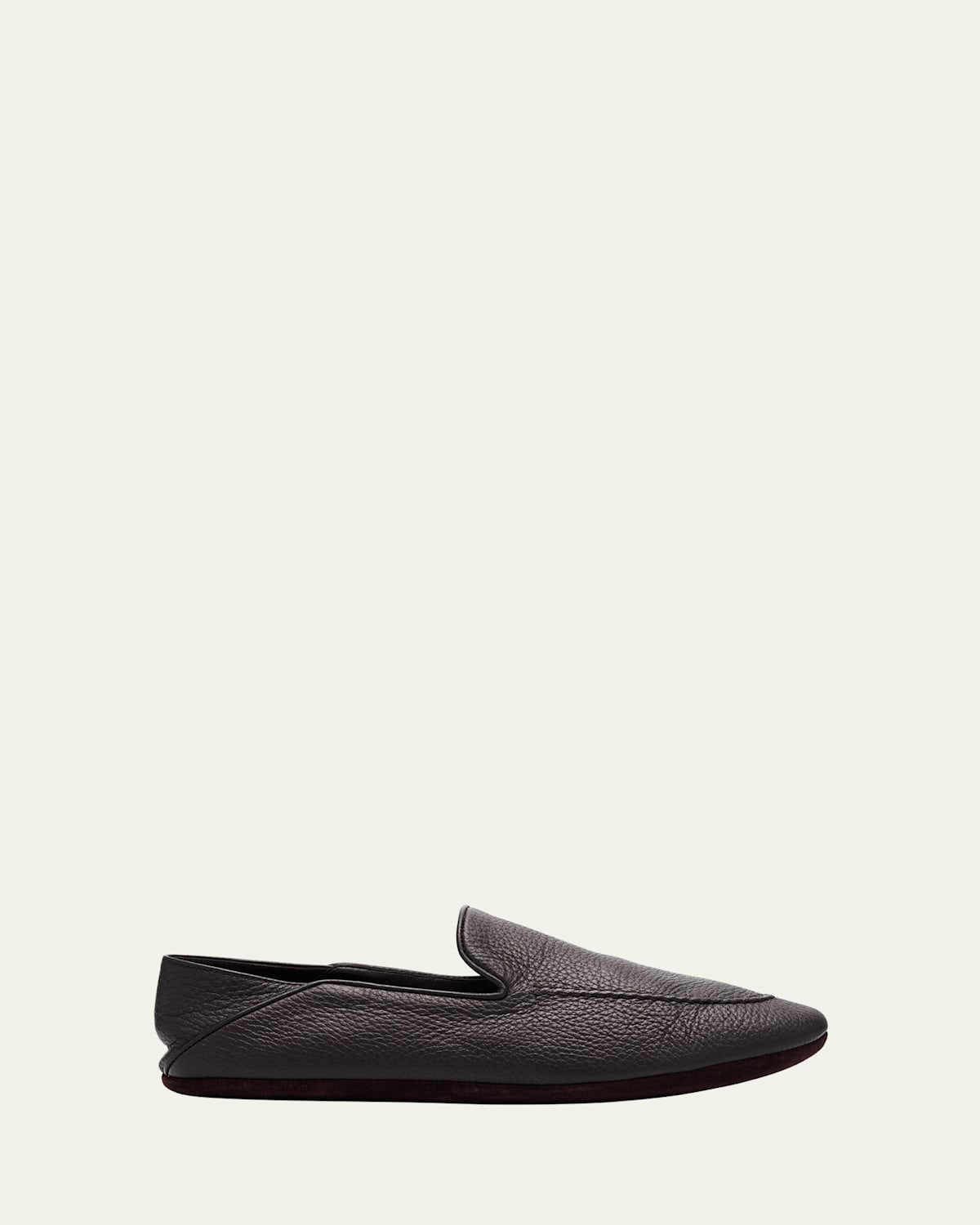 Men's Deerskin Leather Lounge Slippers