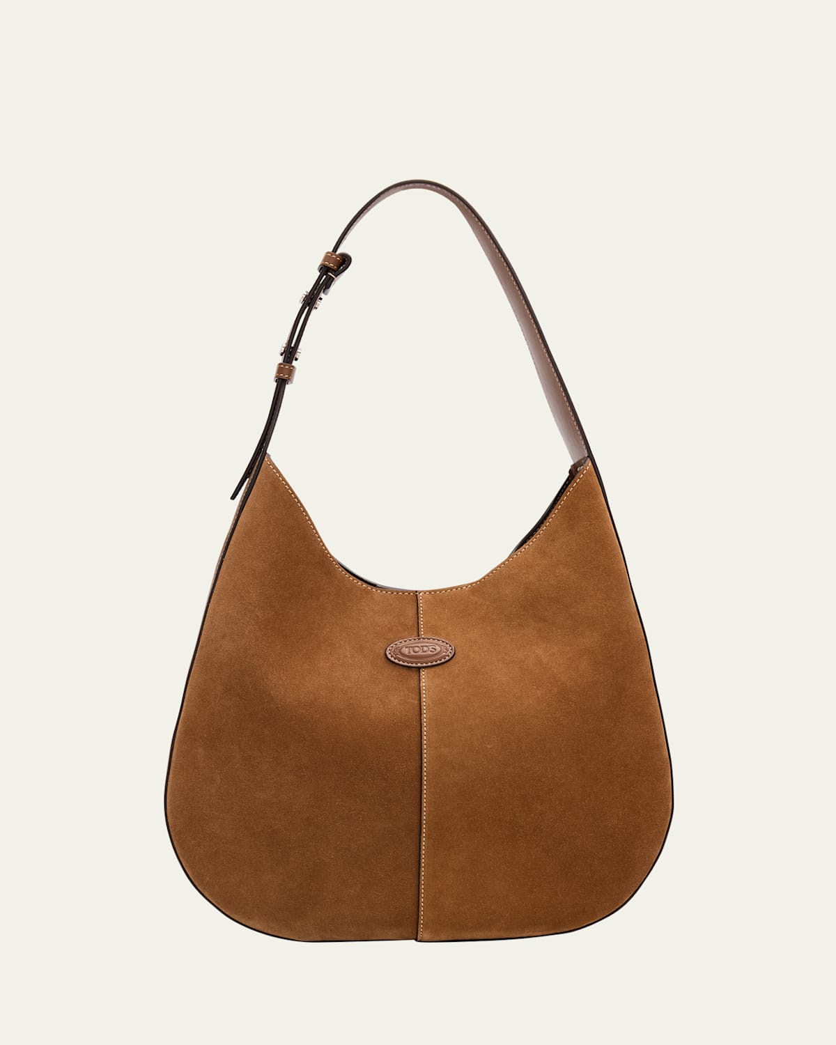 Tod's Di Small Suede Hobo Bag