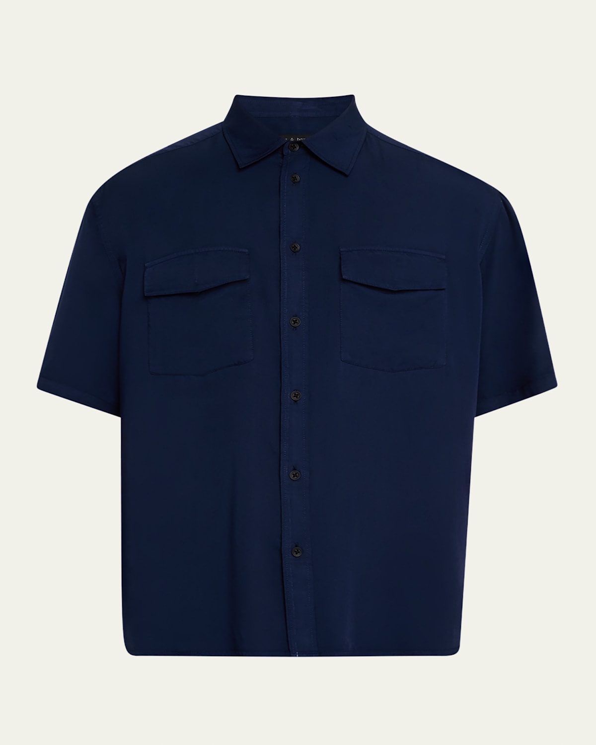 Rag & Bone Men's Matthew 2-pocket Short-sleeve Shirt In Salute