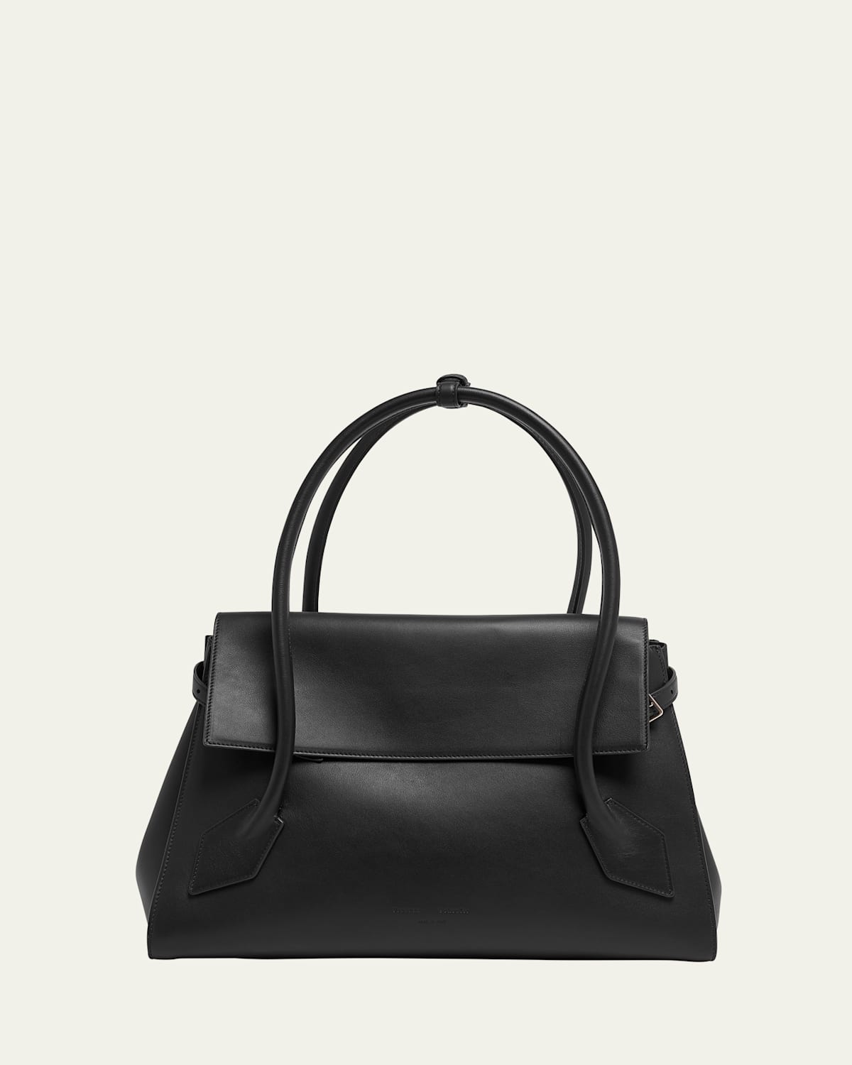 Proenza Schouler Tate Calf Leather Top-handle Bag In Black