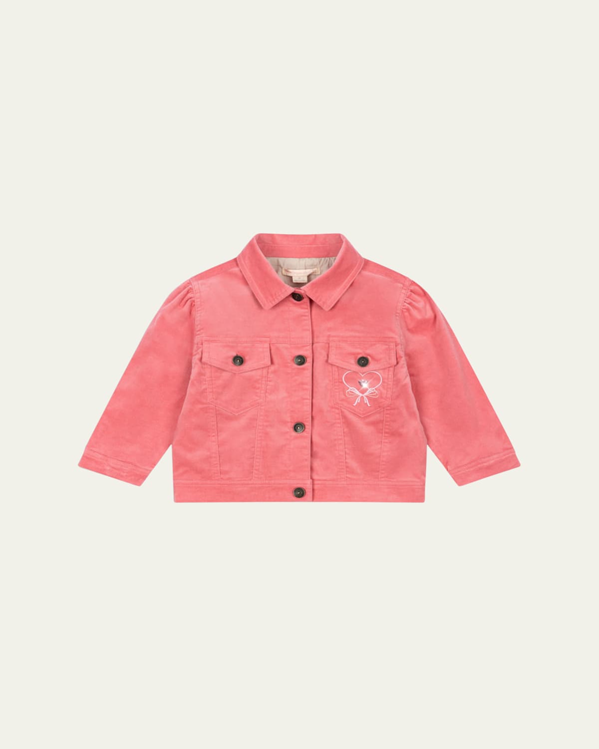 KONGES SLOJD GIRL'S LUCKY EMBROIDERED UNICORN-PRINT JACKET 