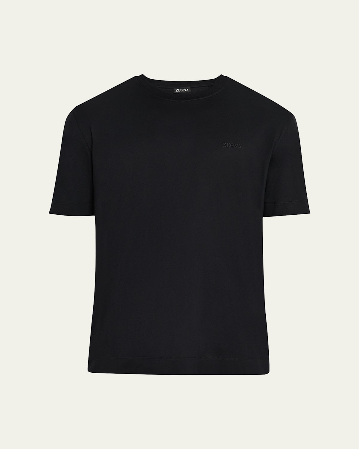 Zegna Short-sleeved Crewneck T-shirt