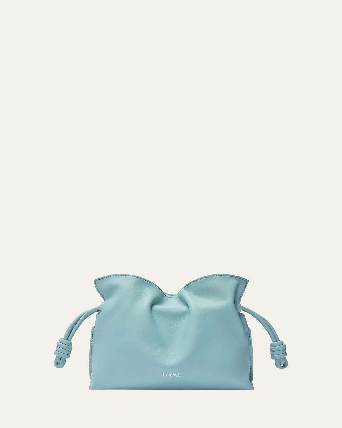 Loewe X Suna Fujita Flamenco Mini Fish Printed Clutch Bag In Water