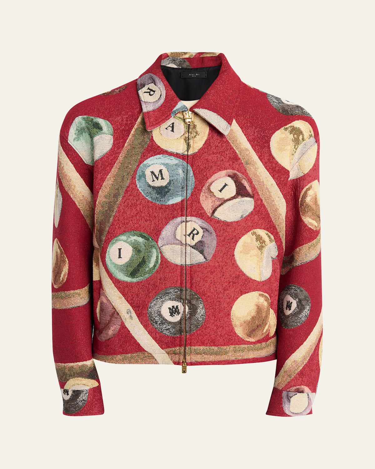 Men's Billiards Tapestry Blouson Jacket